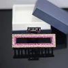 Wholesale of high-end large shark clips for the back of the head, Korean retro hair updo and rhinestone headwear details Picture